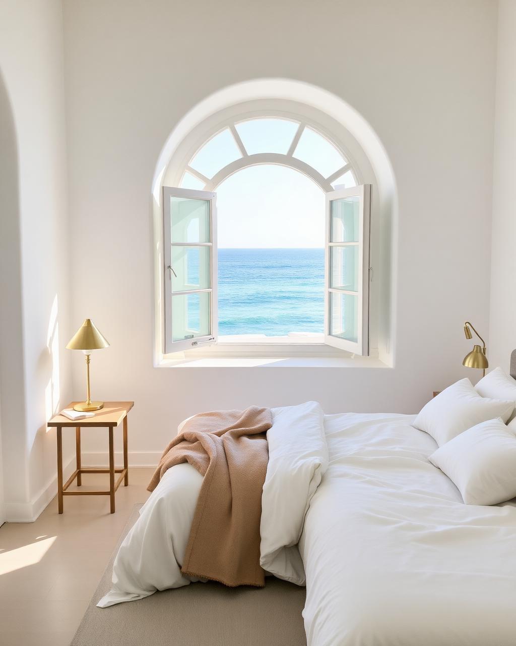 Dormitorio con vistas
